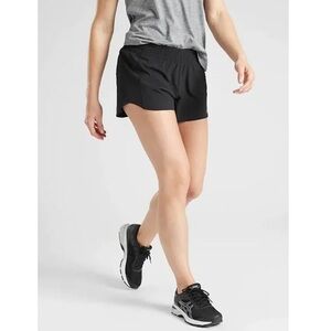 NWT Athleta 3” Hustle Shorts- Size XL Black